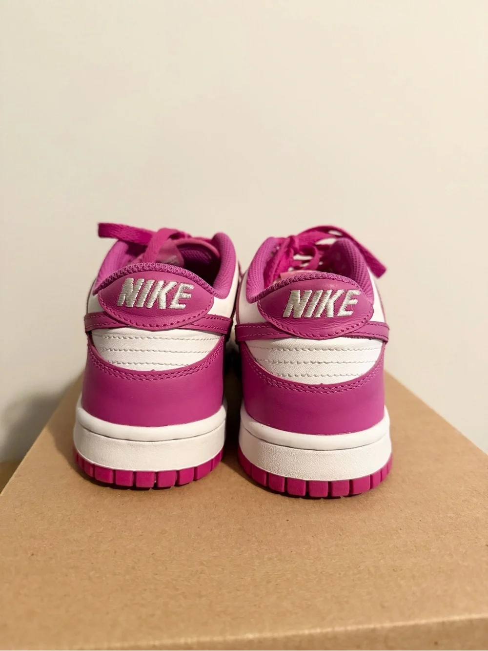 Used Nike Dunk Low GS Size 5Y “Active Fuschia”